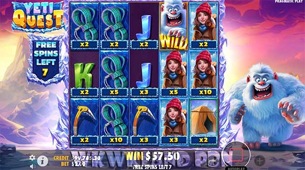 Hoki Cuan RTP Slot Yeti Quest 96,06% Pragmatic Play